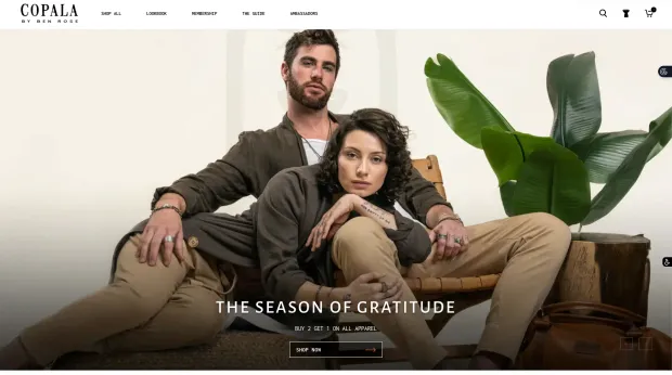COPALA By Ben Rose website preview